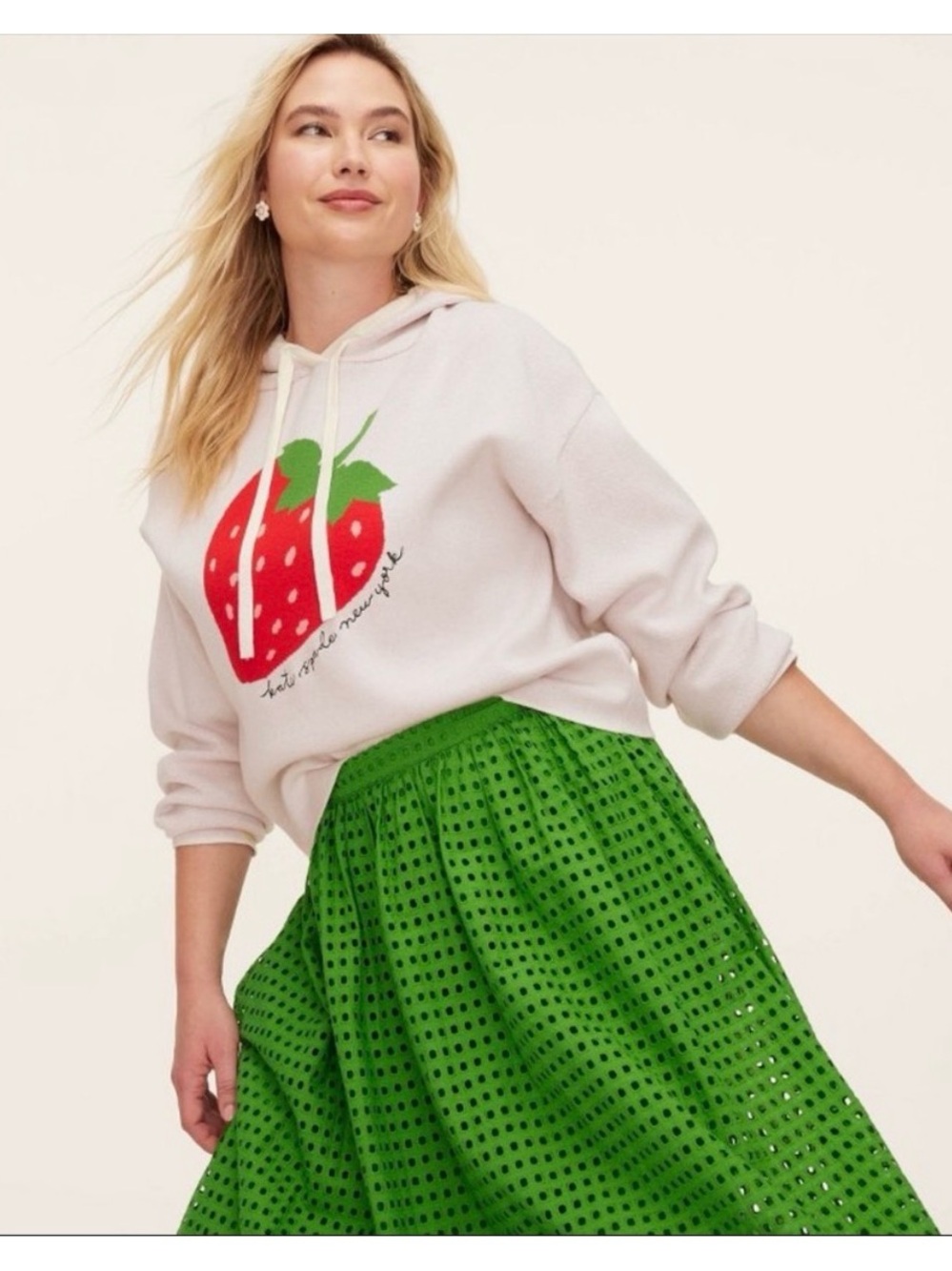 kate spade x target strawberry sweater hoodie - Picture 3 of 10